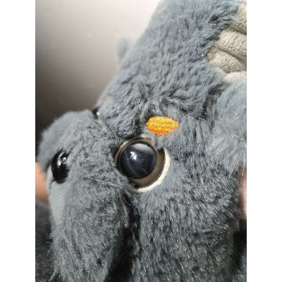 2024 Pluzzles Gray Dog Plush Stuffed Animal Puzzle Piece Yoonique - Picture 3 of 8